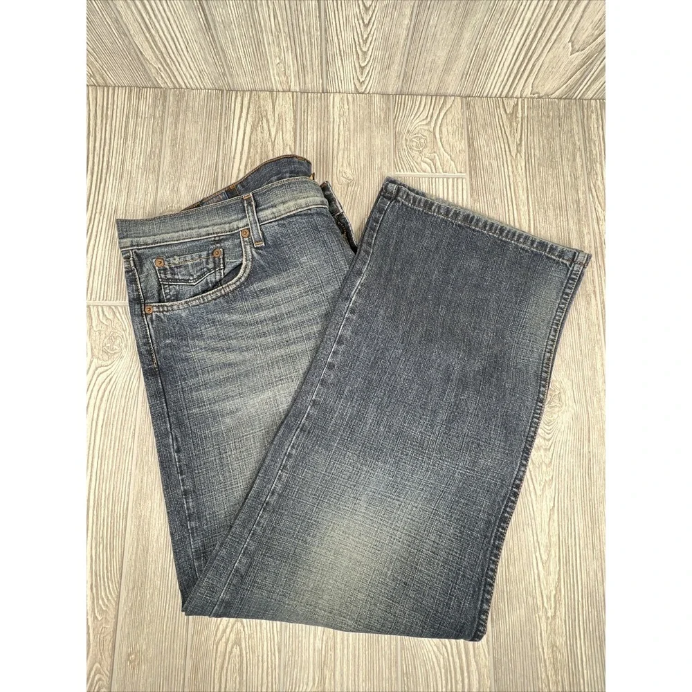 Lucky Brand Santa Fe Straight Leg Dark Wash Jeans Mens SZ 42 x 29 US